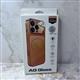 Задняя крышка AG GLASS Iphone 14 Pro Max матовая с глянцевой защитой камеры, с MagSafe, в коробке, Orange