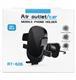 Автомобильный держатель RT-606 вращение 360, на решетку вентиляции, черный