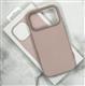 Задняя крышка Iphone 14 Pro Max (6.7) Leather Case под кожу, с лого, magsafe, в упаковке, розовая