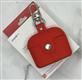 Силиконовый чехол для Air Pods 1/2 Earphone Case сумочка под кожу с карабином, тонкий, в упаковке, красный