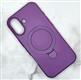 Задняя крышка Iphone 16 Revole Mix&Ring матовая, MagSafe-подставка, в тех.паке., лиловый металлик