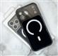 Задняя крышка Iphone 17 Clear Case MagSafe+Camera Control, силиконовая защита камеры, черная