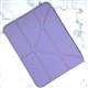 Чехол-книга для планшета на Ipad 11 (A16) 2025 прозрачная основа, силиконовый, крышка-подставка, лиловый