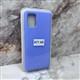 Силиконовый чехол Xiaomi Mi A3 Lite silicone case T бархат внутри, без логотипа, сиреневый