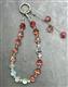 Обвес на сумку бусы красные, №51