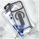 Задняя крышка Iphone 13 SkyArmor FLEX STAND матово-прозрачная, с подставкой и креплением под шнурок, MagSafe, серый титан