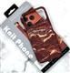 Задняя крышка Iphone 17 Air KNIT PHONE под карбон с MagSafe, в коробке, оранжевые волны