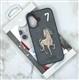 Задняя крышка Iphone 16 Pro Max SB Polo Racquet Club лошадь, серая
