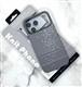 Задняя крышка Iphone 17 Air KNIT PHONE под карбон с MagSafe, в коробке, серые звезды