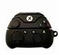 Силиконовый чехол для Air Pods PRO фигурный, утолщенный, с карабином, геймпад черный