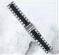 Ремешок универсальный WATCH BAND 22mm металлический, серебристо-черный