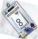 Защитное стекло на камеру CALSLES Iphone 17 металлическое, в коробке, Light Purple