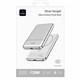 Аккумулятор внешний WiWU SILVER SERAPH 10000mAh, LED индикатор, 20W, MagSafe, порты Type-C (Wi-P089), серебристый