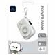 Аккумулятор внешний WiWU MINI 10000mAh, LED Display, 22.5W, беспровод. зарядка, порты Type-C, встроенный кабель Type-C (Wi-P041), синий