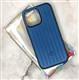 Задняя крышка Iphone 11 CREATIVE CASE, ребристая поверхность, М, синяя