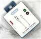 Кабель USB GO-DES для Micro USB, 3A, 1M, (GD-UC513S), белый