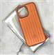 Задняя крышка Iphone 11 CREATIVE CASE, ребристая поверхность, М, оранжевая