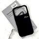 Силиконовый чехол Rugged Case Iphone 17 Pro Max матовый с MagSafe, металл. окантовка камеры и кнопки, бархат внутри, черный