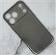 Силиконовый чехол Iphone 15 Pro Max EMILY матово-прозрачный, 2.0mm, в тех. паке, черный
