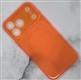 Силиконовый чехол Iphone 15 Pro Max EMILY матово-прозрачный, 2.0mm, в тех. паке, оранжевый