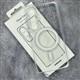 Задняя крышка Samsung Galaxy S24 Ultra Clear case пластиковая с MagSafe, открытый низ, защита камеры, в коробке, прозрачная