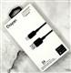 Кабель USB для Lightning, Qayan, 1,2M, 3A, плетеный (QCB-191), черный