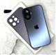 Задняя крышка AG-GLASS Iphone 16 Pro под стекло, с защитой камеры, силиконовый борт, в упаковке, синяя