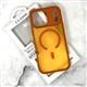 Задняя крышка Classic Iphone 17 Pro Max ALL-AROUND матово-прозрачная с MagSafe, в коробке, оранжевая
