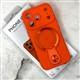 Силиконовый чехол Iphone 17 Pro PHONE CASE с защитой камеры, MagSafe, подставка, оранжевый