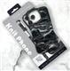 Задняя крышка Iphone 17 Pro Max KNIT PHONE под карбон с MagSafe, в коробке, черные волны