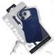 Задняя крышка Iphone 17 Air KNIT PHONE под карбон с MagSafe, в коробке, синие звезды