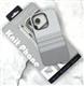 Задняя крышка Iphone 17 Pro Max KNIT PHONE под карбон с MagSafe, в коробке, серая в черную полоску