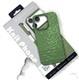 Задняя крышка Iphone 17 Pro Max KNIT PHONE под карбон с MagSafe, в коробке, зеленые звезды