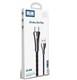 USB кабель Earldom EC-124M для micro, 2.4A, нейлоновая оплетка, черный