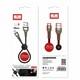 USB кабель Earldom EC-094M для micro, 3A (длина 0,25см), черный
