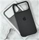 Силиконовый чехол Iphone 17 Pro Max SILICONE CASE с MagSafe+Camera Control, анимация, с логотипом, серый