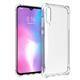 Силиконовый чехол Huawei Honor 600 противоударный, антишок углы, прозрачный