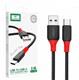 USB кабель Earldom EC-186M для micro, 2.4A,нейлон, черный