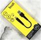 Кабель USB Budi для micro USB, 20см, (M8J150M20-BLK), черный