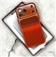 Задняя крышка Iphone 17 Pro Max MOBILE CASE, пластиковая под карбон, с защитой камеры, с MagSafe, оранжевая