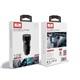 Блок питание USB (авто) Earldom ES-CC4M (12W) с кабелем для micro, 2USB выхода, черный