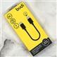 Кабель Type-C Budi для Type-C, PD65W, 25см, (DC023TT025B), черный