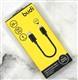 Кабель Type-C Budi для Lightning, PD35W, 25см, (DC023TL025B), черный