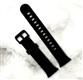 Xiaomi Mi Band 7 Pro ремешок, силиконовый, металлическая застежка, черный