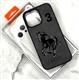 Задняя крышка Iphone 17 Pro Tadagee SB Polo Racquet Club лошадь, 3 серая