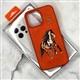 Задняя крышка Iphone 17 Pro Tadagee SB Polo Racquet Club лошадь, 5 оранжевая