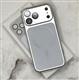 Задняя крышка Iphone 17 Pro Max глянцевая с MagSafe, защита камеры, в коробке, серебристая