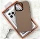 Задняя крышка Iphone 16 Pro NEW CASE тактильная поверхность, MagSafe, металл. оконтовка камеры, титановая