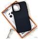 Задняя крышка Iphone 16 Pro NEW CASE тактильная поверхность, MagSafe, металл. оконтовка камеры, черная