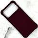 Силиконовый чехол CASETiFY Iphone 17 Pro Max плотный Soft touch, MagSafe, противоударный, бархат внутри, в блистере, винный
